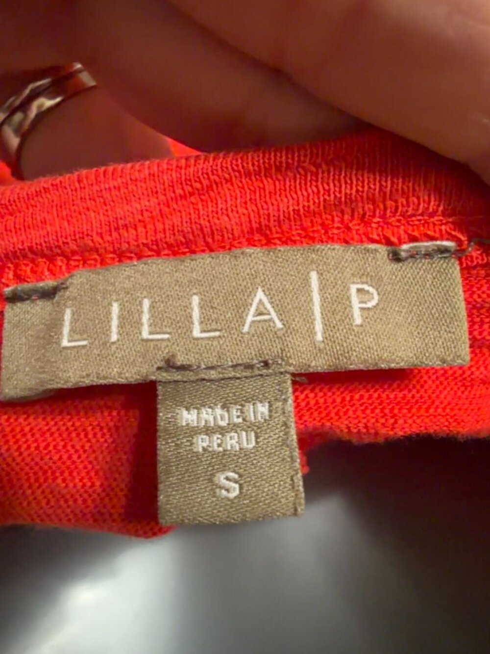 Lilla P Red Cotton Sleeveless Tank Midi Dress Pocket Casual Small - Picture 4 of 6